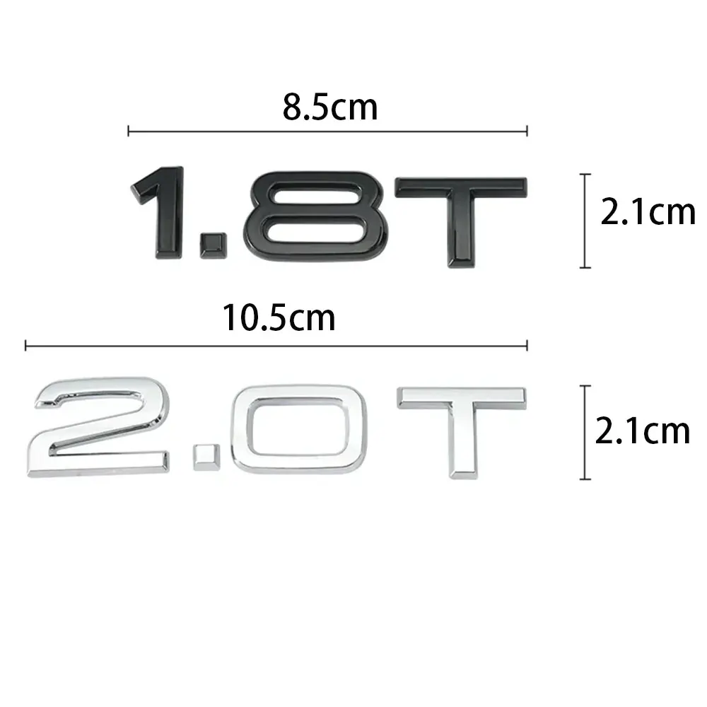 Car Accessories Logo - โลโก้ 3 มิติ ABS 1.8T 2.0T