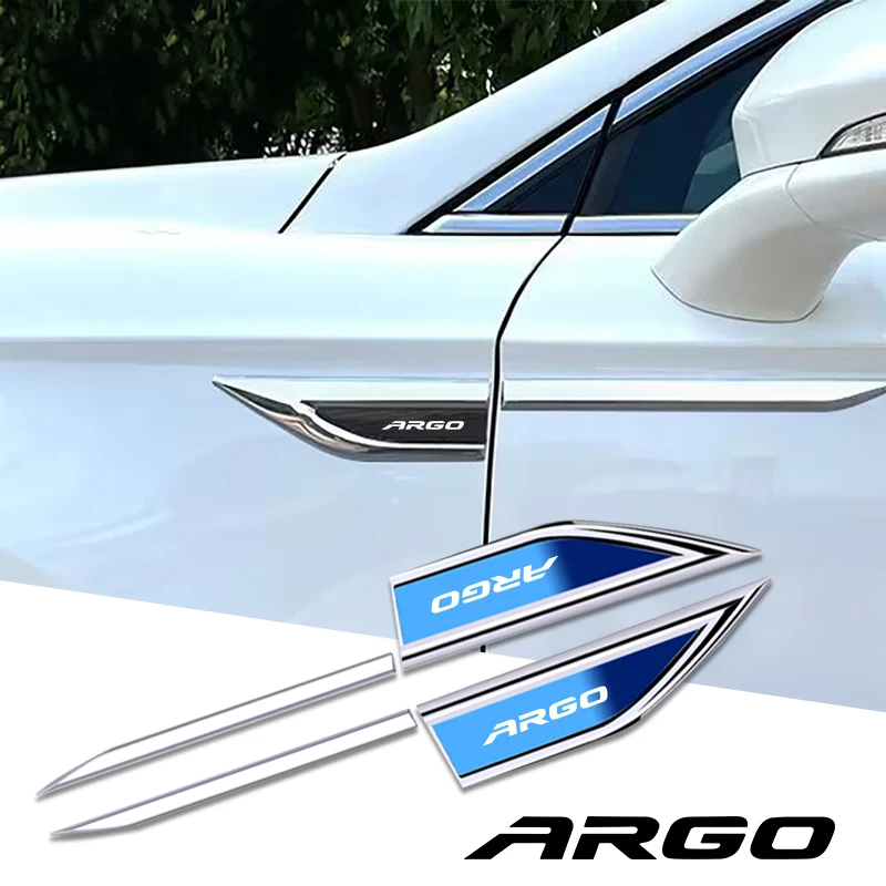 Car Accessories Low Price - ใบมีดประตูด้านข้างอุปกรณ์เสริมสำหรับรถยนต์2ชิ้นสติกเกอร์รถอุปกรณ์เสริมรถยนต์การตกแต่งภายในสำหรับรถยนต์ Fiat Argo