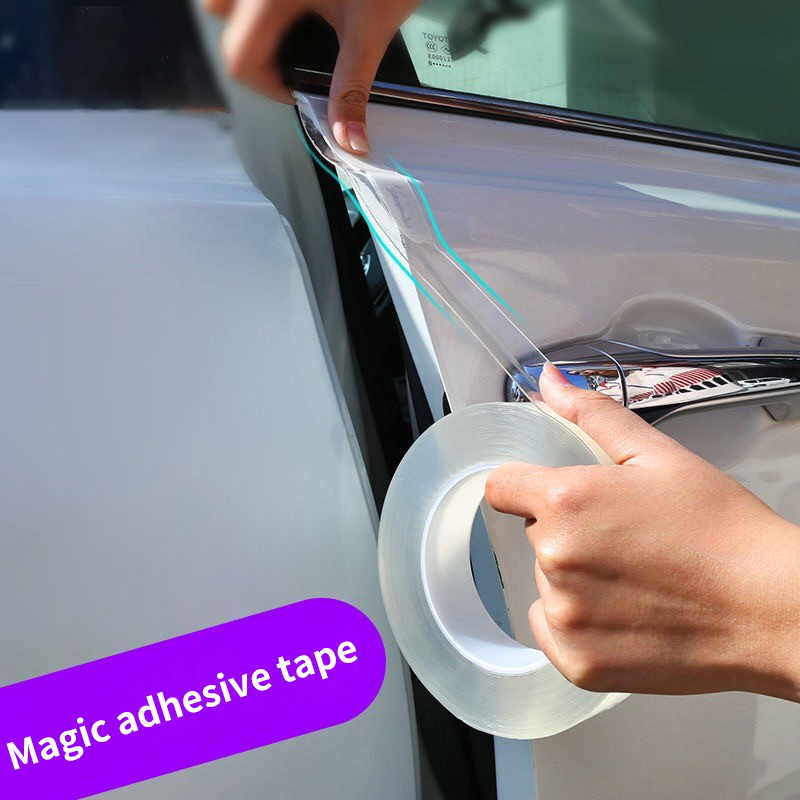 Car Door Edge Guard - ฟิล์มใสติดประตูรถยนต์, ฟิล์มป้องกันรอยขีดข่วนนาโนเทปติดขอบประตูรถยนต์สติกเกอร์ฟิล์มติดป้องกันขอบประตูรถยนต์