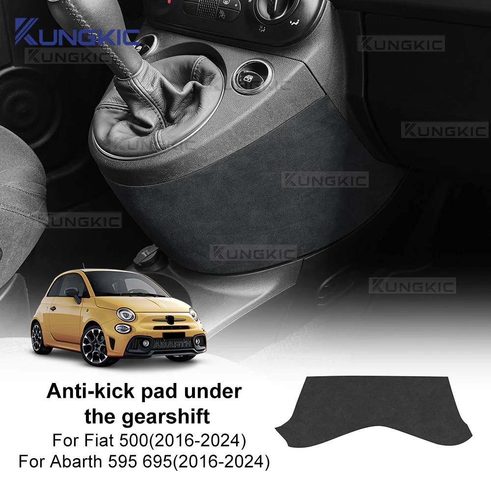 Car Accessories Low Price - สติกเกอร์หนังกลับคุณภาพสูงสำหรับ Fiat 500 Abarth 595/695 ปี