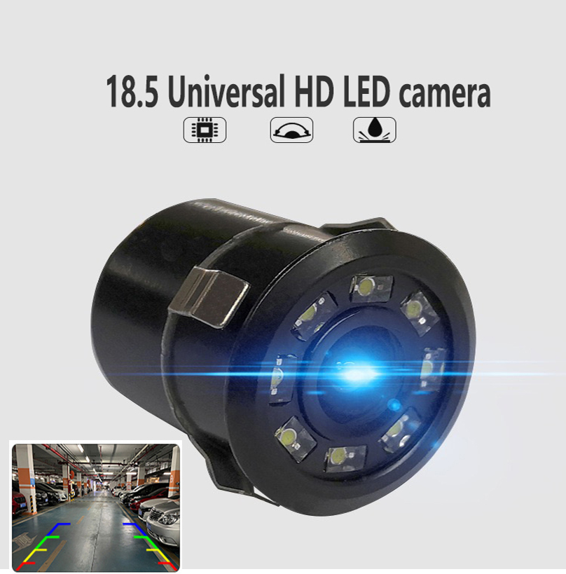 Market Car Accessories - รถย้อนกลับ CVBS กล้องมองหลังรถยนต์อัพเกรด 18.5 กันน้ํา HD
