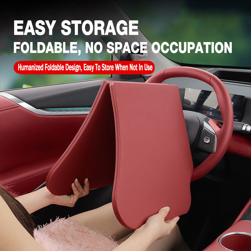 Car Accessories Useful - ถาดวางพับได้สำหรับพวงมาลัยรถยนต์สำหรับเทสล่า รุ่น Y, ถาดอเนกประสงค์สำหรับวางแล็ปท็อปและอาหาร, อุปกรณ์ตกแต่งภายในรถยนต์