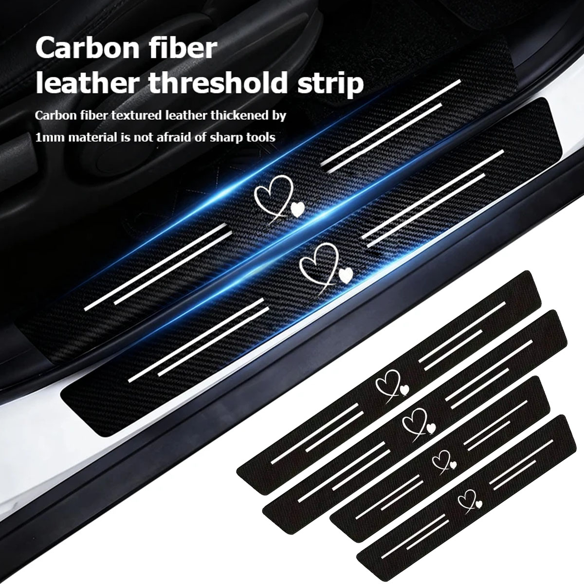 Car Door Edge Guard - แถบยางกันรอยขีดข่วนและกันกระแทก, แถบป้องกันขอบประตู, แผ่นป้องกันรอยสึกสำหรับรถยนต์ ติดตั้งง่าย
