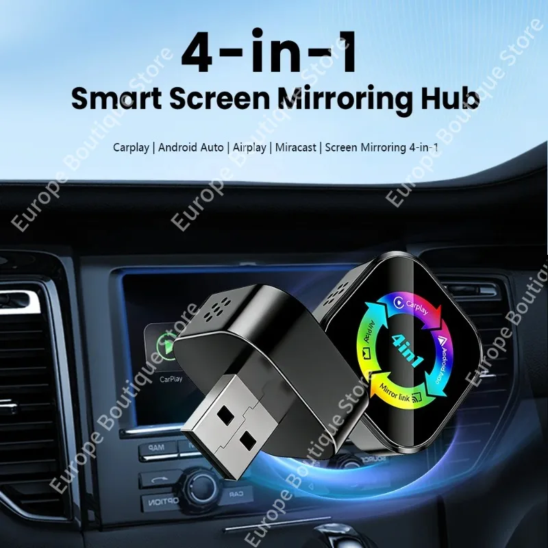 อะแดปเตอร์ CarPlay ไร้สาย 4IN1 - Car Accessories Useful บทวิจารณ์และราคา