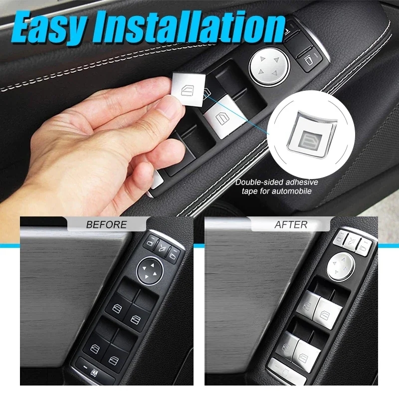 สติ๊กเกอร์ซ่อมปุ่มสวิตช์กระจกห - Car Accessories Low Price บทวิจารณ์และราคา
