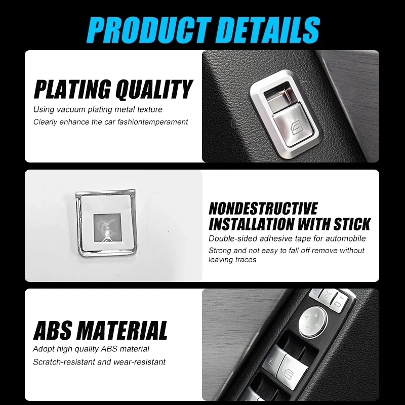 สติ๊กเกอร์ซ่อมปุ่มสวิตช์กระจกห - Car Accessories Low Price บทวิจารณ์และราคา