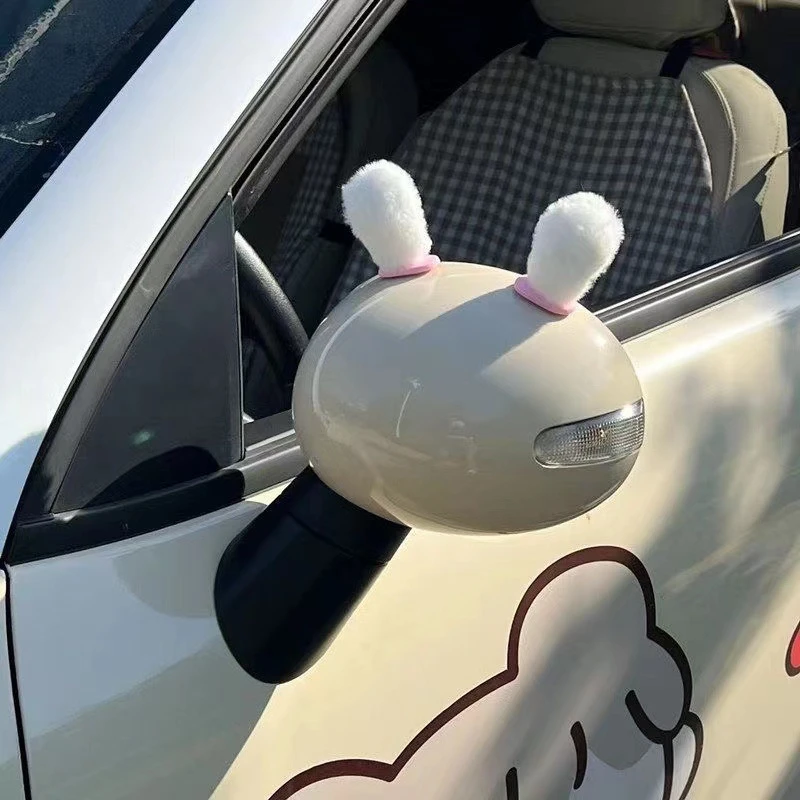 1 คู่ตุ๊กตาหูกระต่ายประดับกระจ - Car Accessories Useful บทวิจารณ์และราคา